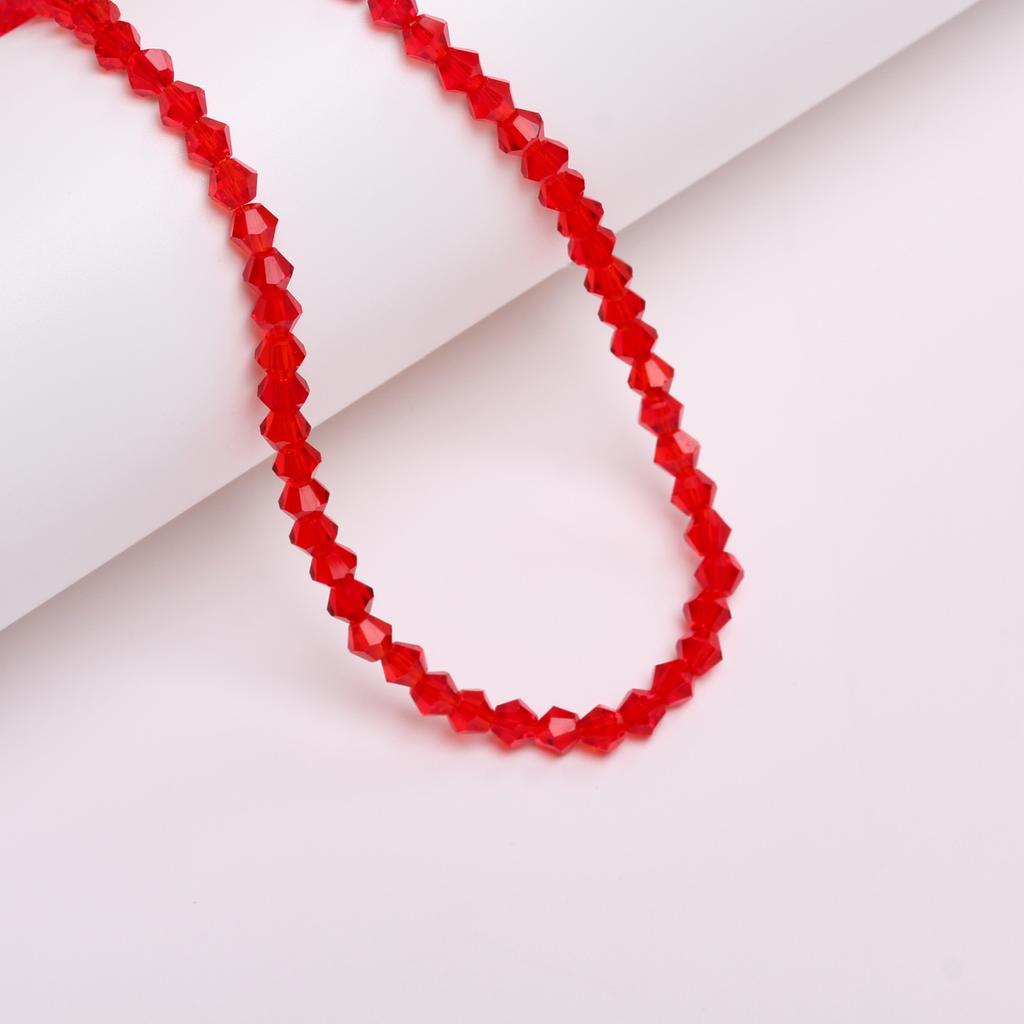 Около 80-90 шт., стеклянные модные 1 нитка, хрустальные подарочные биконусы, свободные бусины ручной работы, чешские бусины 4 мм для изготовления ювелирных изделий, бисер, принадлежности «сделай сам»