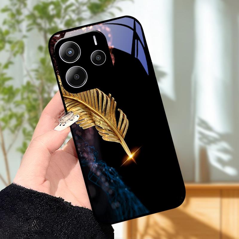 Стеклянный Чехол Для Телефона Для Redmi Note 14 Pro 4G 5G Закаленное Стекло Чехол Для Телефона Для Redmi Note14 Pro+ Funda 14Pro Plus 5G Защитные Чехлы