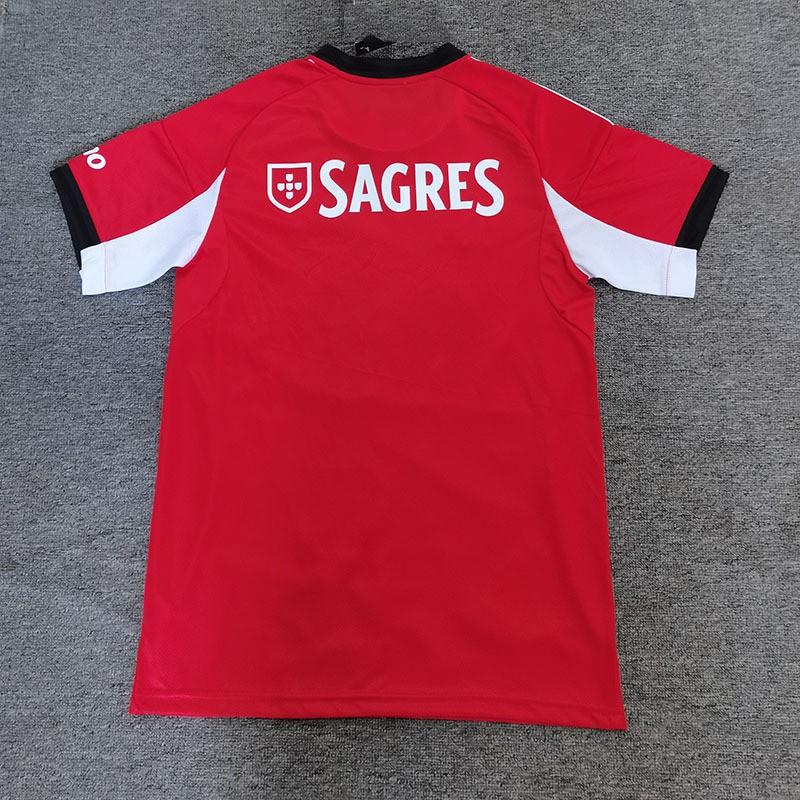 Benfica Home Soccer Jersey Men Short Sleeve Football Shirt Bamboo Fiber Fall Winter Sport Wear