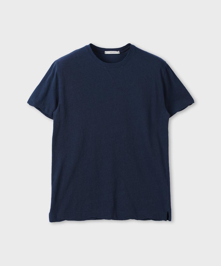 PANICALE Футболка из смесового льна с garment dyed окрашиванием 6 цветов (Тип Б)