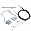 Brake Throttle Foot Pedal with Cable for Predator 212cc/196cc 5.5hp Silver