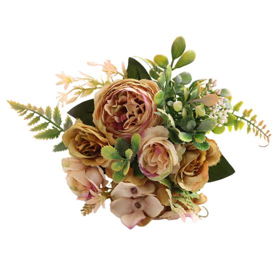 Искусственный цветок, устойчивый к увяданию, винтажный, легкий, яркий, реалистичный, искусственный цветок пиона для офиса