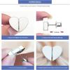 1/2/4Pcs Punch-free Heart Shaped Magnetic Curtain Button Simple Curtain Ties  for Home