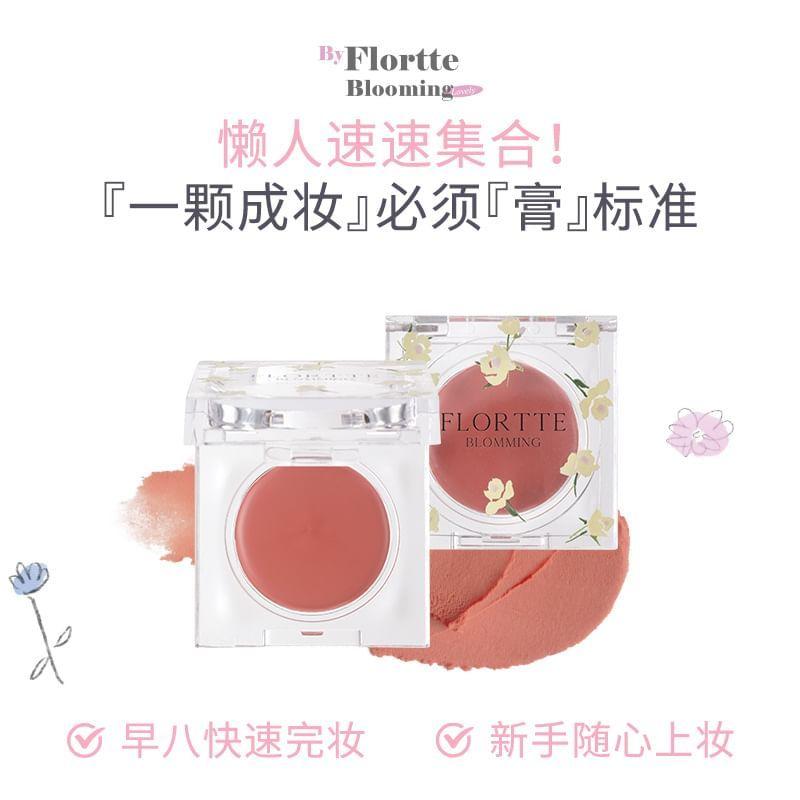 FLORTTE - Кремовые румяна серии 'Blooming' - 4 цвета
