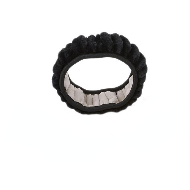 Шерстяной плюшевый чехол на руль автомобиля, мягкие теплые принадлежности, удобная защита автомобильного колеса