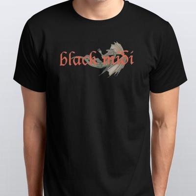 Threejah Black Midi Schlagenheim T-SHIRT S M L XL XXL 3 4 XL Colours Black