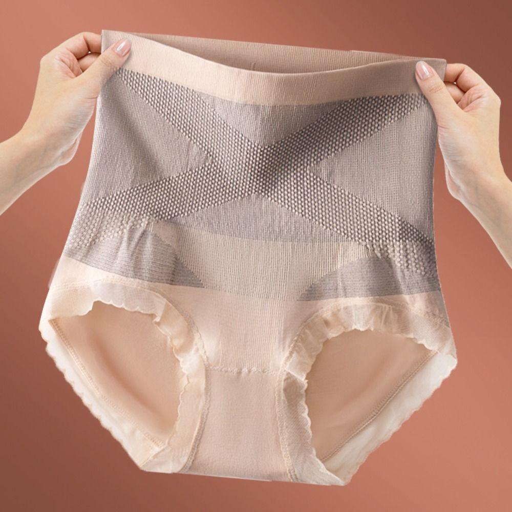 High Waist Postpartum Body Shaper Cotton Crotch Tummy Control Underwear Seamless Shapewear  Lady