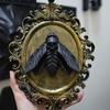 1 шт. Винтажная настенная скульптура летучей мыши Декор для дома Готическая статуэтка Готическое искусство Животное из смолы Настенный декор Барочный стиль Настенные подвески Рамка