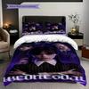 Midnight Mysteries Bedding (1 * duvet cover + 2 * pillowcase, without core) 2D Flat Soft and comfortable Duvet cover and pillowcase