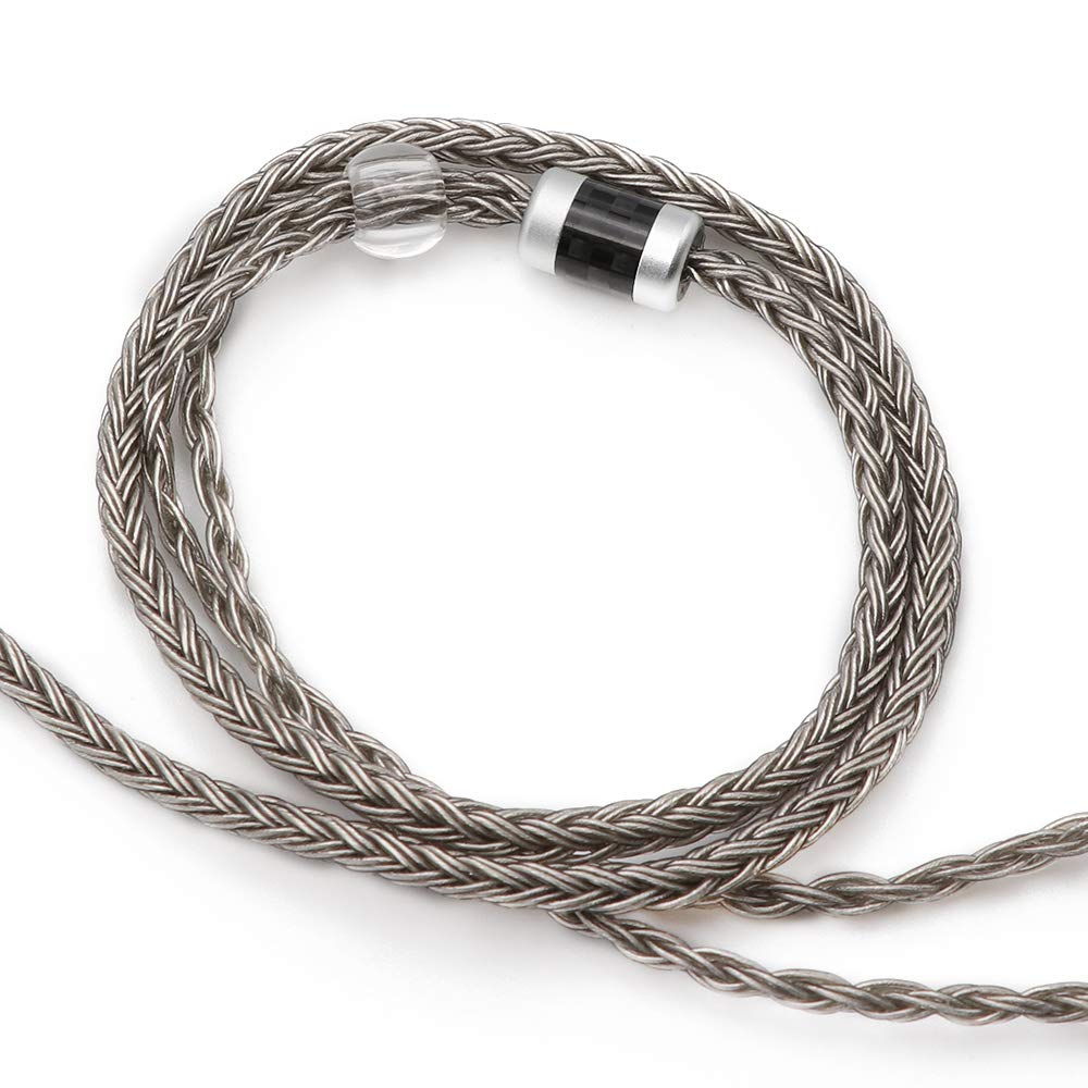 Tripowin Zonie 16 Core Silver Plated Cable SPCHIFI Earphone Upgrade Cable & (3.5mm-QDC, Gray)