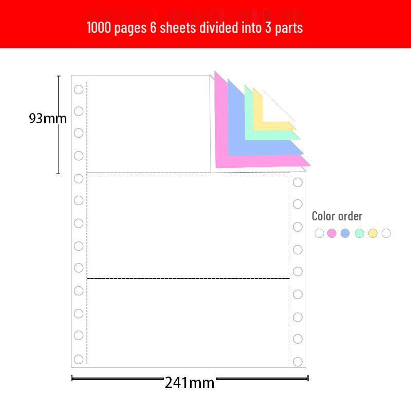 Многослойная компьютерная бумага: Первая, Вторая, Третья, Четвертая, Пятая части; Включает формы накладной и квитанции