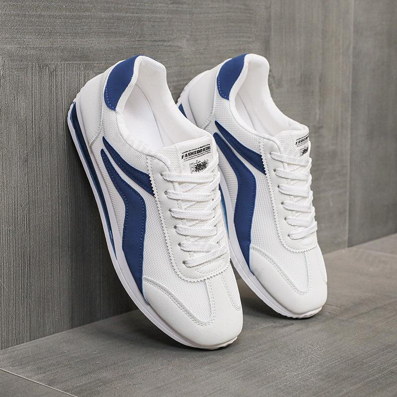 Мужские повседневные кроссовки 2025 Лето Мужские дышащие сетчатые Нескользящие Уличные спортивные туфли для отдыха Мягкая подошва Беговые кроссовки