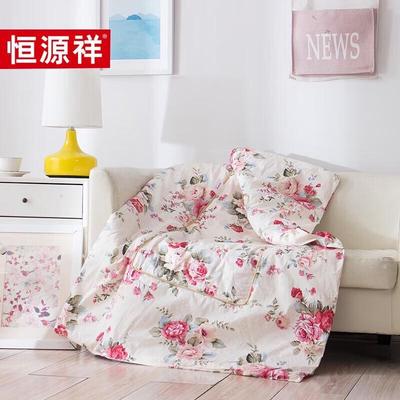 Многофункциональное одеяло-подушка Hengyuanxiang Peony Floral