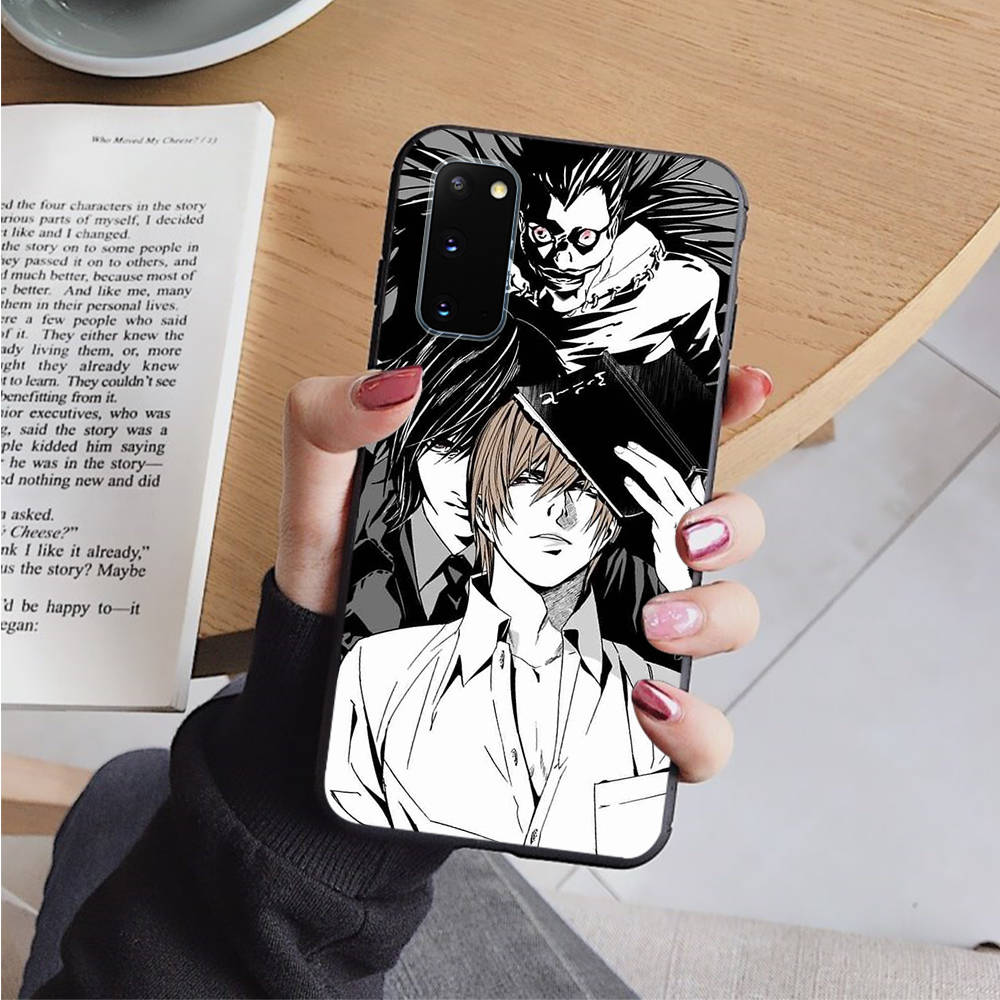 AD88 Death Note черный чехол для OPPO Reno 8 6 5 4 Pro Find X3 A17 A31 A38 A40 A53 A54 A55 A74 A76 A78 A77 A80 A94 A95 A96 Pro Sofe Cover