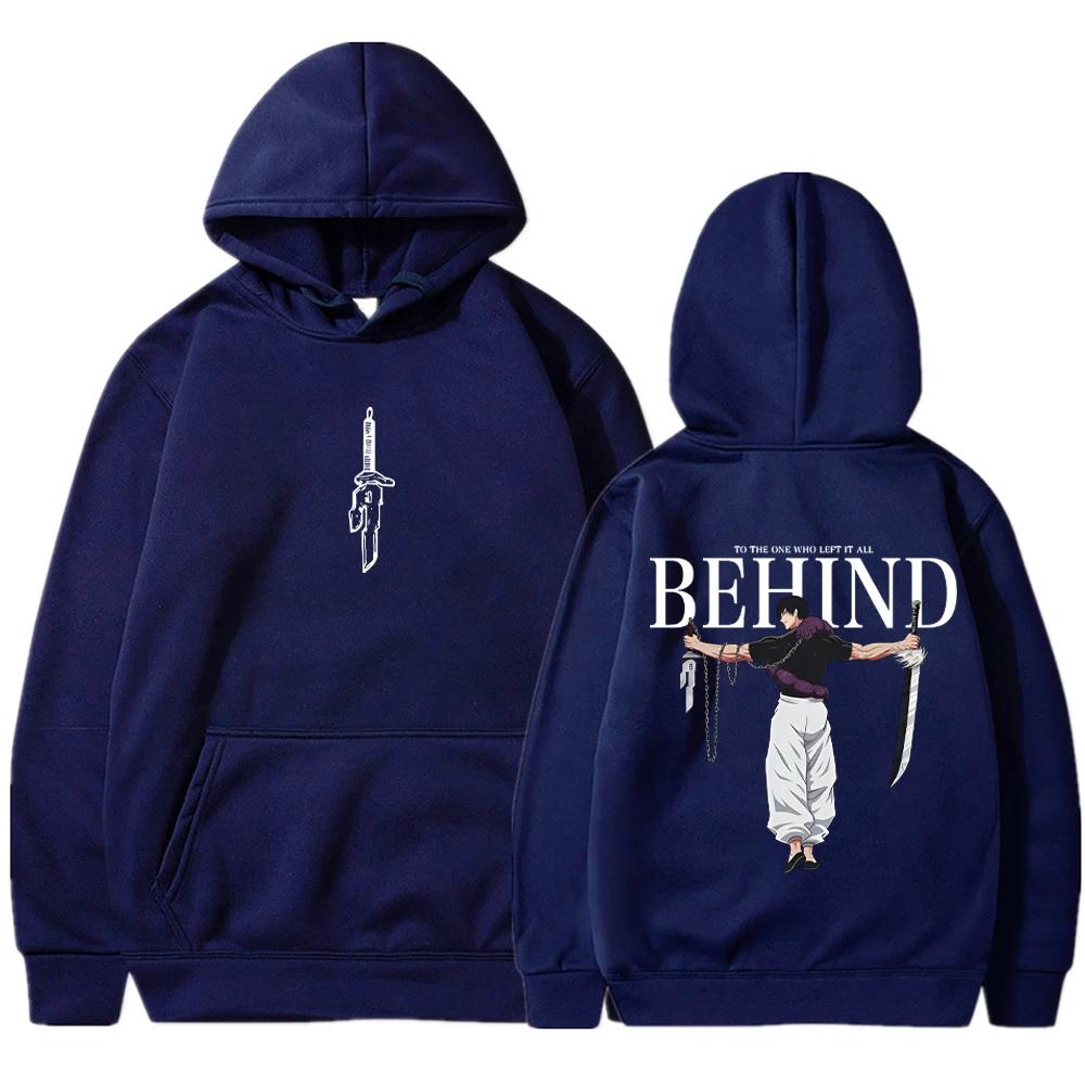 Аниме-толстовки Jujutsu Kaisen для мужчин и женщин Fushiguro Toji Manga Hooded Pullover Gothic Sweatshirts Hip Hop Streetwear Men's Clothing