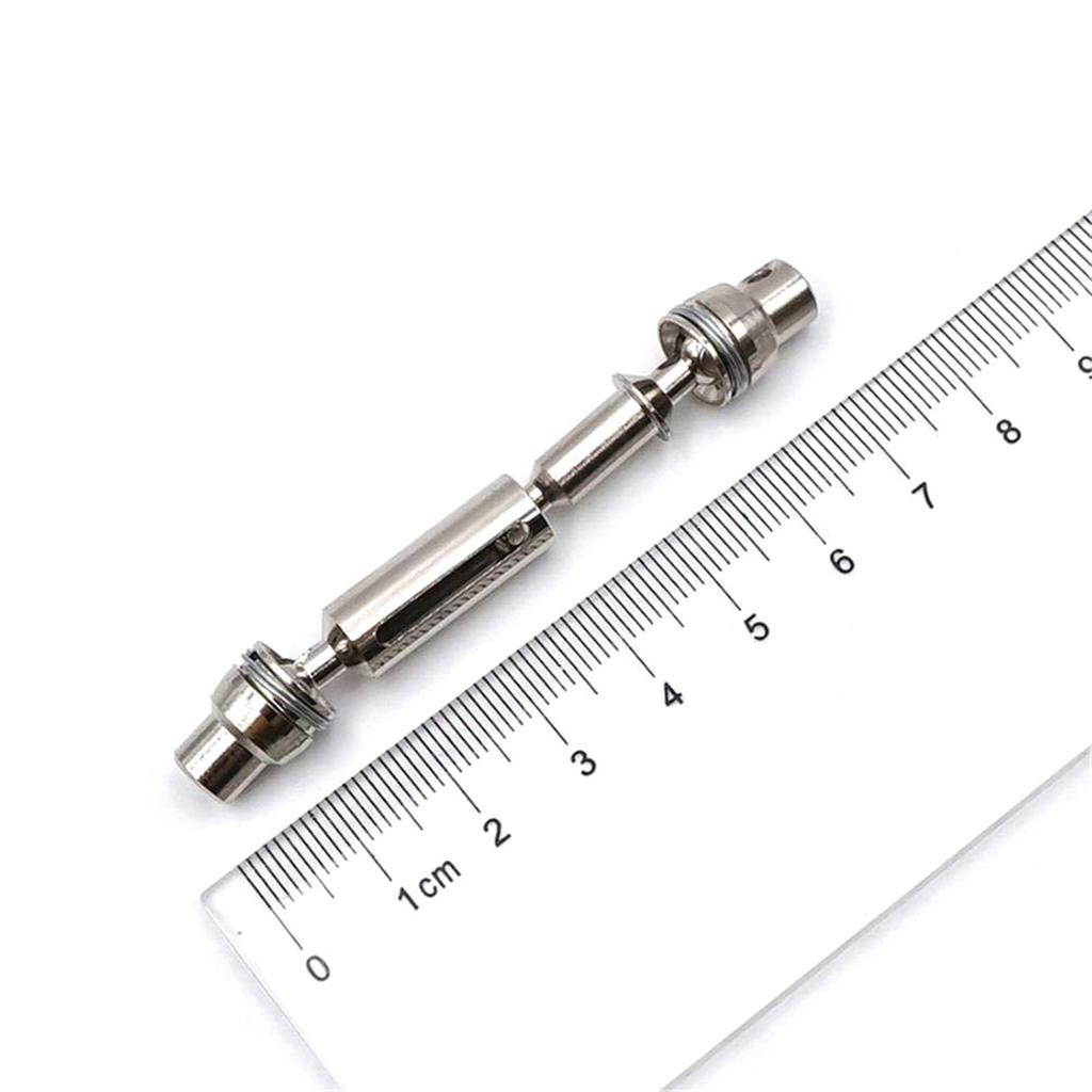 For WPL B-14 B14K B-24 B24K B-16 B16K C-14 C14K C-24 RC Metal Heavy-Duty Drive Shaft Kit for 1/16 1/24 RC Crawler Car