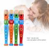 Wooden Piccolo Flute Sound Musical Instrument Early Education Toy Gift for Baby Kid Child