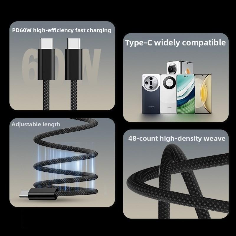 240W Magnetic Braided USB-C Fast Charging Cable