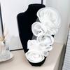 3D Большие Цветочные Аппликации Пришивные Нашивки для Ручного Проекта Одежда Костюм Платье Материалы Швейная Принадлежность