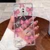 Чехол для OPPO K3 / Realme X RMX1901 RMX1903 Прозрачный Роскошный Милый Сердечко Кролик Забавный Чехол для Телефона Мягкий Силикон ТПУ Задняя Крышка