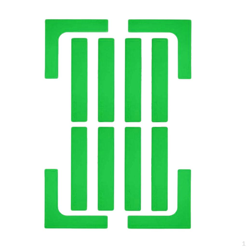 Pickleball Court Line Marker Set Lines Marking Accessory Multifunction Tennis Border Markers