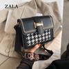 2023 Новая женская сумка, модная ретро-трендовая маленькая квадратная сумка контрастного цвета, сумка через плечо на одно плечо, женская сумка