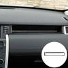 Car Air Conditioning Vent Armrest Cup Holder Stop Panel For Land Rover Discovery Sport 2015- Carbon Fiber Sticker
