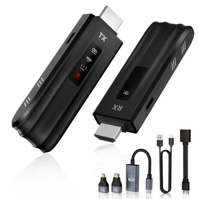 Moman Wireless HDMI HDMI Wireless со светодиодом 50 м Стабильная передача Удобная синхронизация видео и звука Совместимость с телевизионным передатчиком/ресивером
