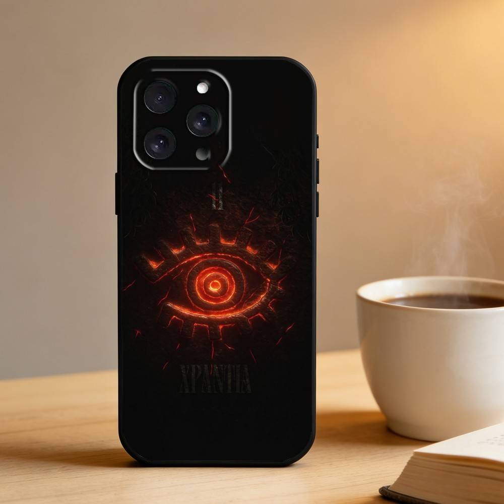 111xpantia F-Fuerza Regida Чехол для телефона для iPhone 17 16 15 14 13 12 Max Plus Силиконовый Черный Чехол
