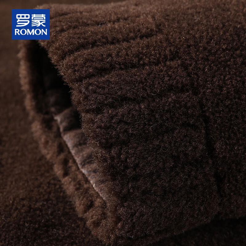 ROMON Мужская зимняя куртка из 100% шерсти со стойкой