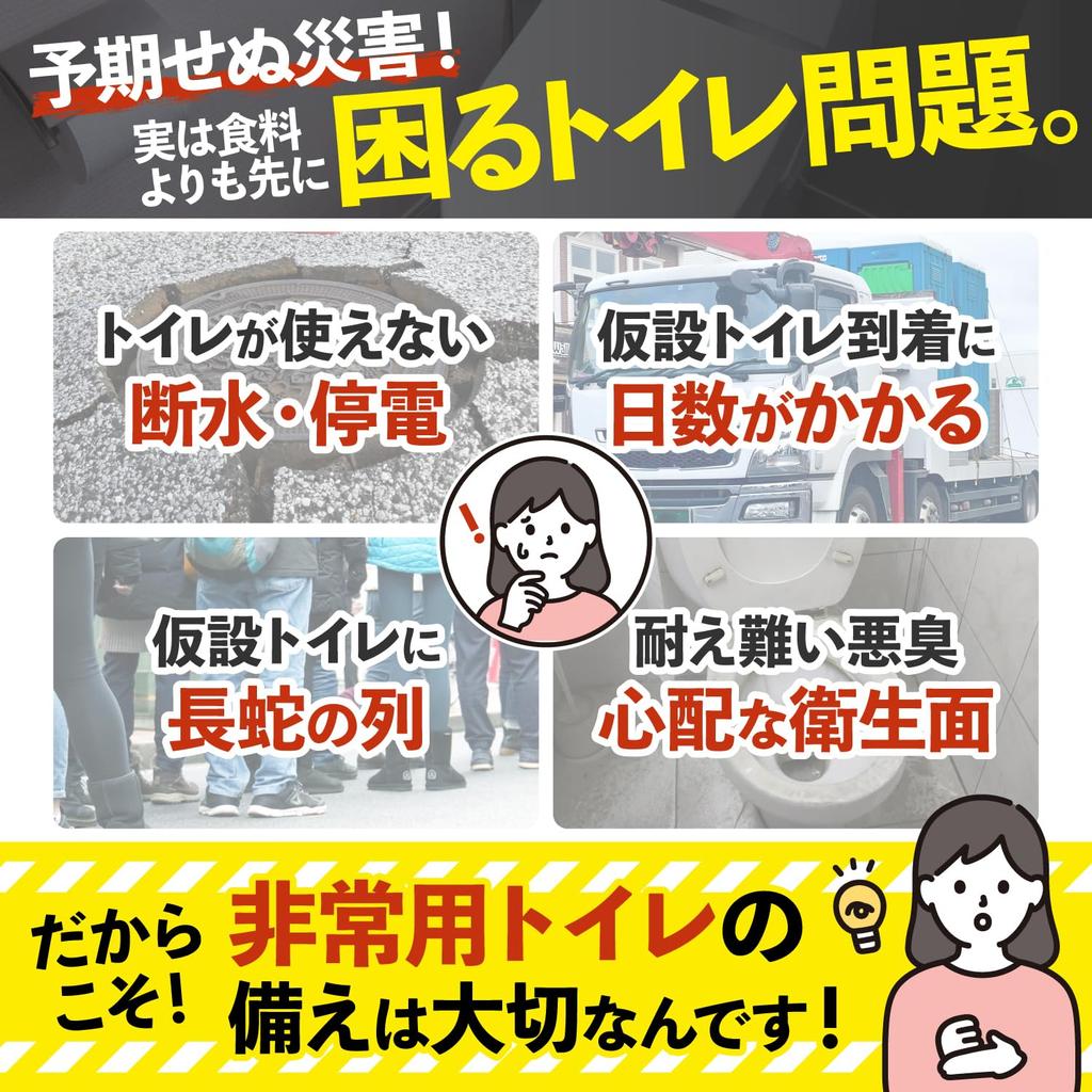 SEIWA Portable 3 Sheets X 5 with 600cc for Disaster Highway Easy To Car Long and More Toilet, Pack, IMP154, Apron, Capacity, Preparedness, Disasters,