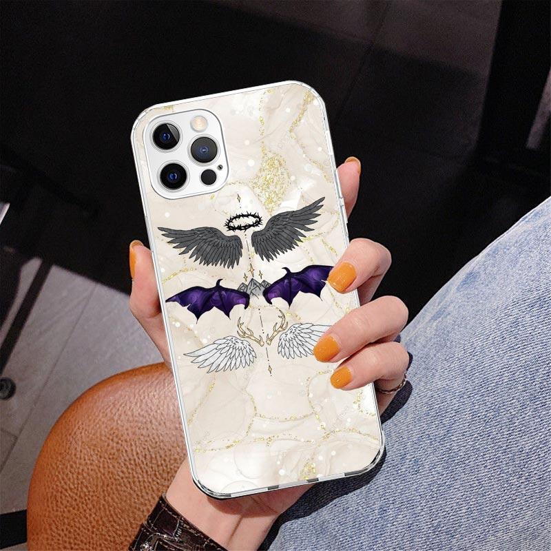 Чехол для телефона F-Fourth W-Wing Dragon Для iPhone 13 12 Mini 11 Pro Max XS XR X SE 7 8 Plus 5S 5 6S 6 Подарок Печатная крышка Fundas