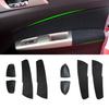 Soft Leather Door Armrest Cover For Subaru Forester 2008 2009 2010 2011 2012 Car-styling Door Armrest Panel Cover Skin