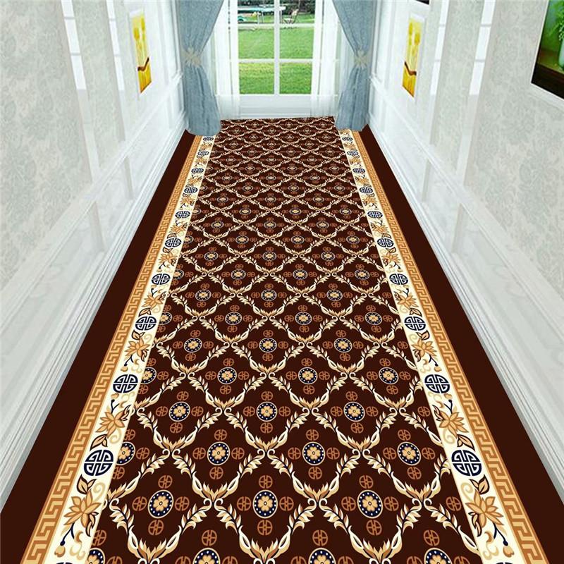 Ковер для длинного коридора в марокканском стиле, украшение, ковер для прихожей, нескользящий, моющийся, гостиничный, коммерческий коврик для пола, ковер на заказ