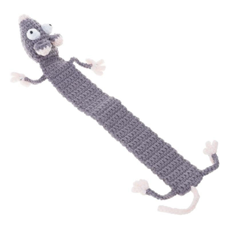 Вязаные крючком закладки Мультяшные животные Закладки Держатель для книжных страниц Разделитель для книжных страниц Подарок учителю и читателю