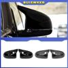Auto Car Rear View Side Mirror Cover Trim for BMW F25 X3 F26 X4 F15 X5 F16 X6 2014 2015-2018 Bright Black Carbon Fiber Style