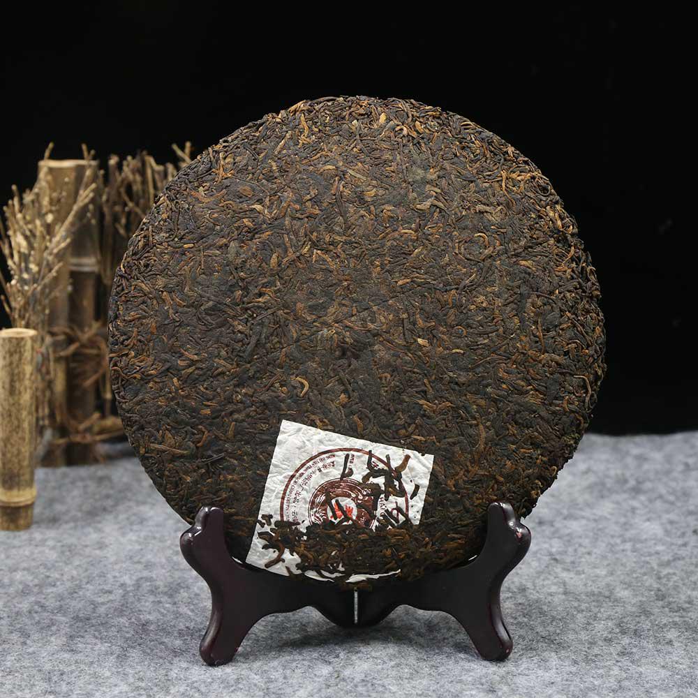 Чай Peahen Town Shu Puer Yunnan Qizi Cake, 2013 г., чайная коллекция, спелый пуэр, 357 г