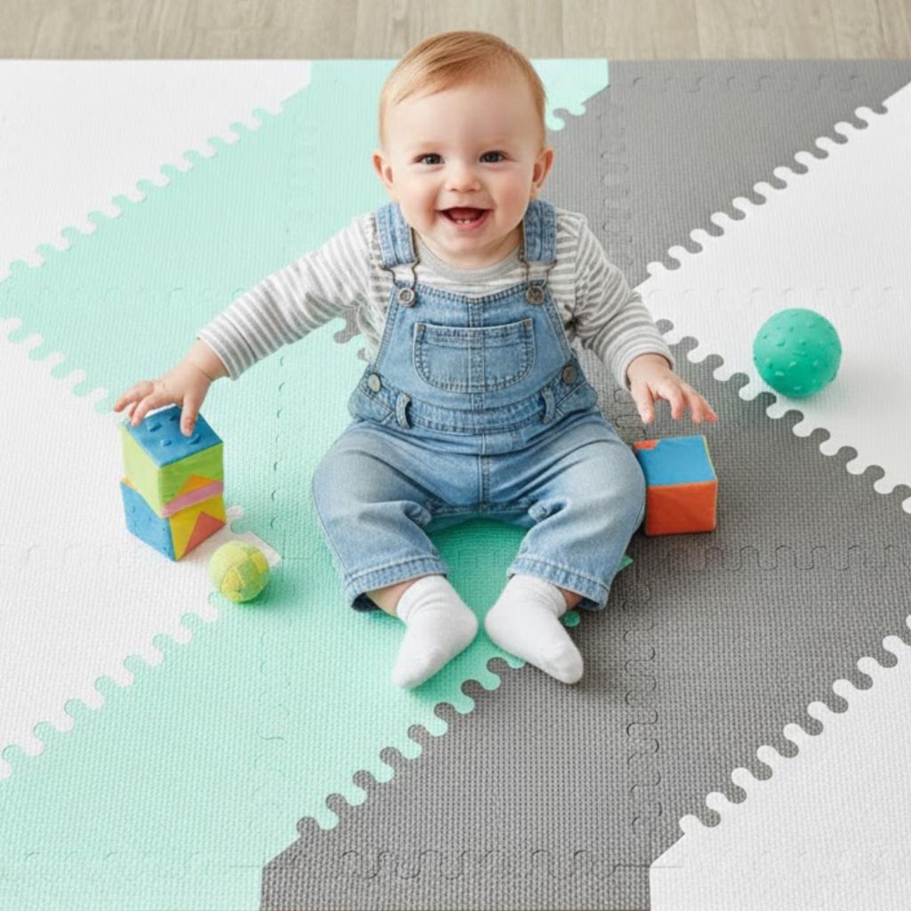 Foam mat puzzle for the floor protective mat foldable for children gift