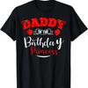 Daddy Of The Birthday Princess Strawberry Theme Bday Party T-Shirt
