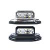 6 LED Car Truck Bus Motorcycle Truck License Plate Light Safety Driving Lamp Light 12/24V 2PCS Car License Plate Lights