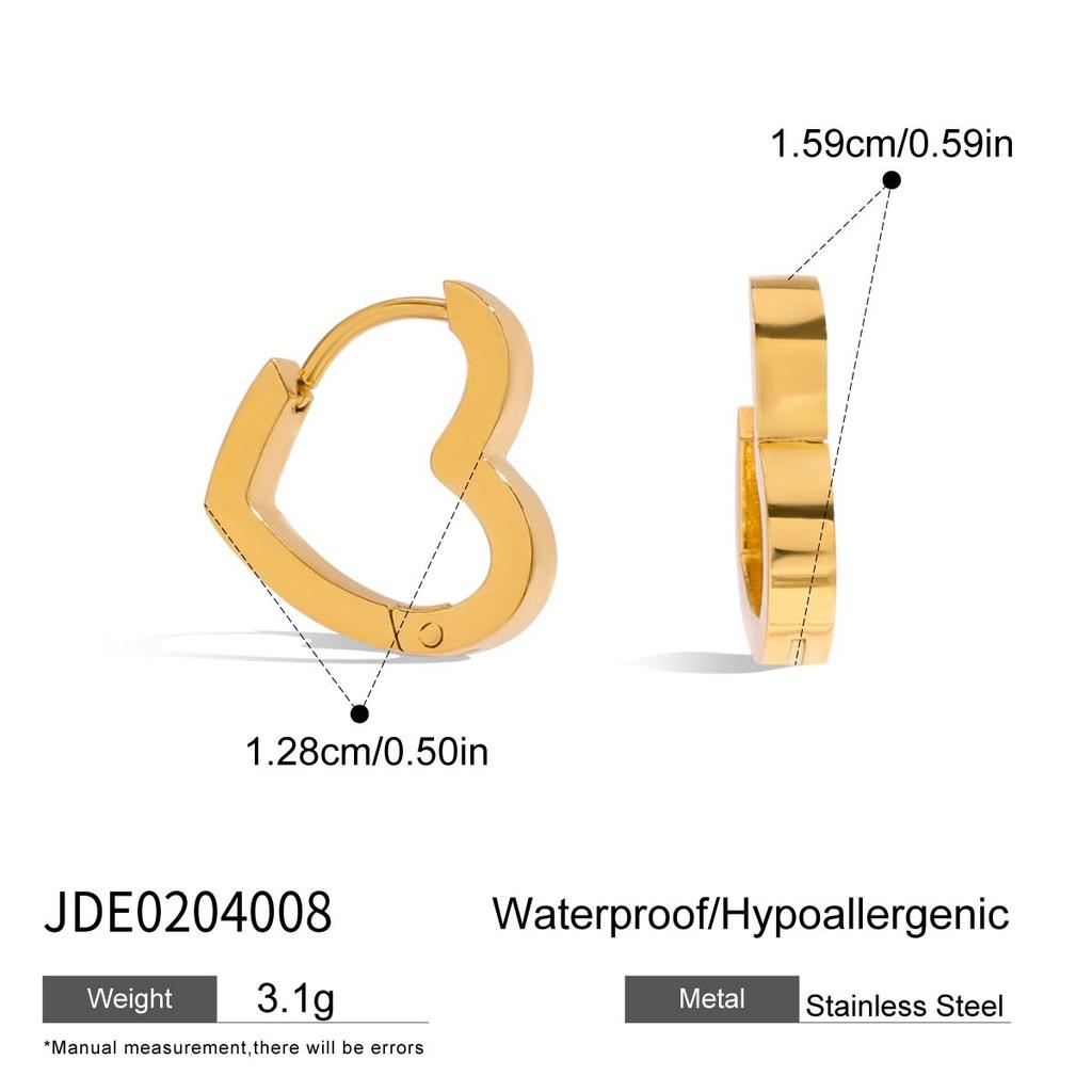 Youthway Классический стиль Милые Стильные Позолоченные Изящные Полированные Полые Серьги Звезда Сердце Антиаллергенные Женские Украшения на каждый день