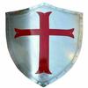 Medieval Heater Shield Templar Crusader Warrior Historical Role Play Shield