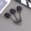 Mobile Phone Studio Megaphone Interview Microphone Recording Stereo Mic Mini Jack Microphone