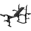 VidaXL Complete Weight Bench Foldable Fitness Machine Gym 90138