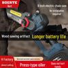 Bert One-Handed Rechargeable Brushless Electric Chainsaw with Lithium Battery for Household and Outdoor Logging.
