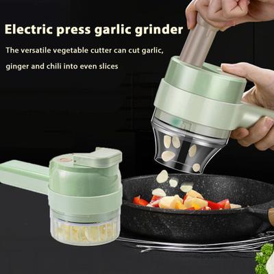 Электрический мини-измельчитель чеснока Электрическая овощерезка Портативная давилка для чеснока и имбиря Универсальный кухонный гаджет