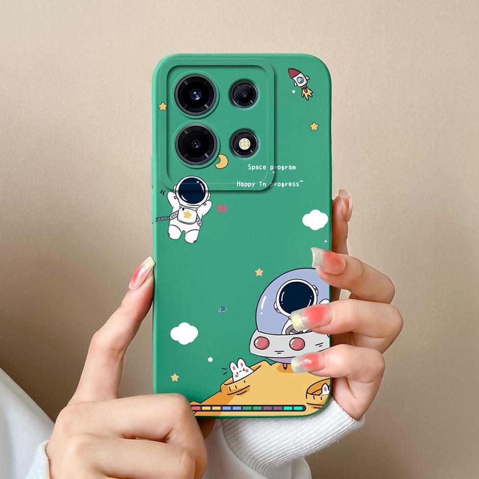 Case For Infinix Note 30 4G Fashion Girl Pattern Shockproof Cover For Infinix Note 30 5G Infinix Note30 Pro Silicone Phone Funda