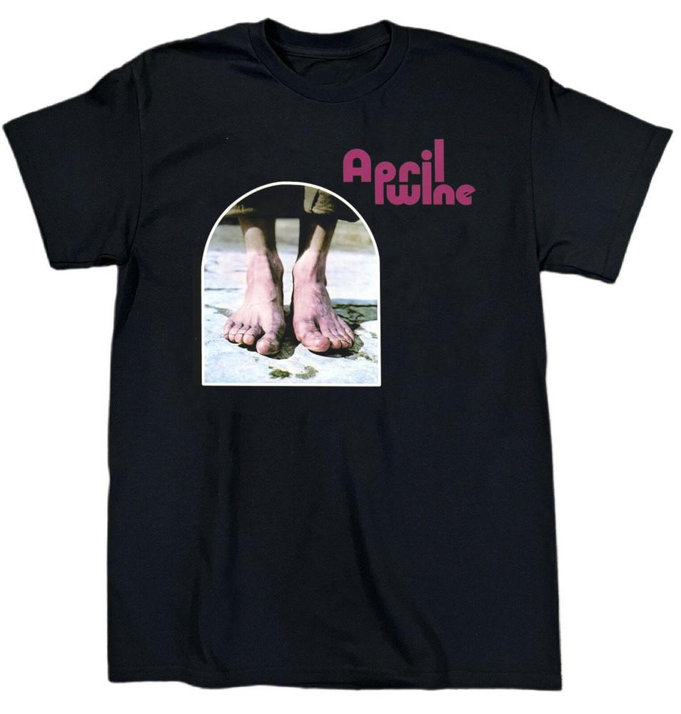 New April Wine Band Album Heavy Cotton Black T Shirt S-5XL EN656 Unisex T-Shirt
