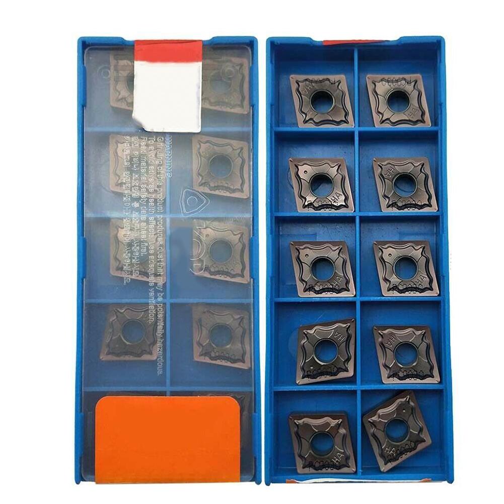 10 шт. CNMG120408HA PC9030 Твердосплавные пластины, совместимые с For MCLNR12 Держателем токарного инструмента для промышленной резки