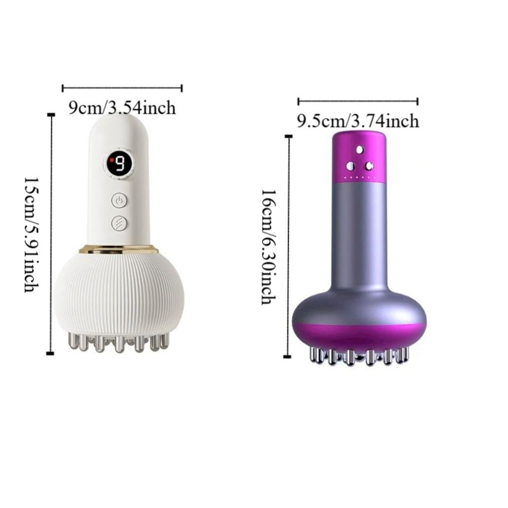 Smart Vibrating EMS Microcurrent Massager Wireless Design Guasha Scraping Brush  Health Maintenance